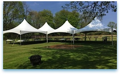Tents, Tables & Chair Rented for Birthday Party in Hunterdon County NJ