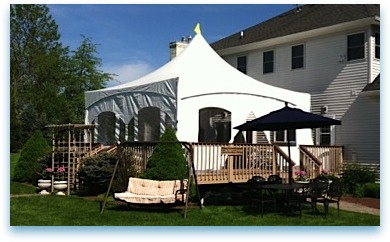Tent Rental for Wedding Reception in Mercer County NJ